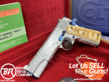Colt Government CATTLE BRAND *1 OF ONLY 50* Master Hand Engraved PHENOMENAL-GID1180456453