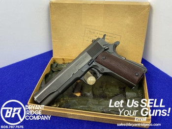 1943 Ithaca M1911 US Army .45 *ULTRA RARE HIGH CONDITION EXAMPLE* Orig Box