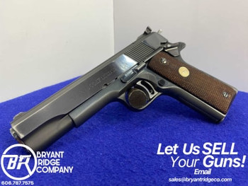 Colt National Match .45 ACP Blued 5" *EXCELLENT SEMI-AUTOMATIC COLT PISTOL*