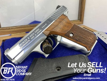 Heckler & Koch P7 PSP 9mm *HIGHLY-SOUGHT AFTER HARD CHROME SQUEEZE-COCKER*