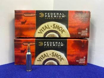 (40Rds) Federal Premium 7mm WSM Trophy Copper Ammo *LONG RANGE BIG-GAME*