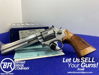 Smith & Wesson 686-1 .357 Mag Stainless 6" *AMAZING DISTINGUISHED COMBAT*