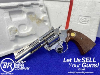 1976 Colt Diamondback .38spl Nickel 4" *STUNNING NICKEL DIAMONDBACK*