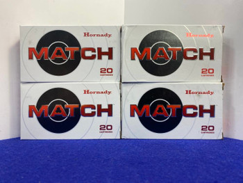 80 Rds Hornady Match 6mm Creedmoor 108gr ELD Match Lot *PRECISION LOAD*
