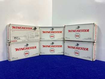 Winchester .357 SIG FMJ Ammunition - 300 Total Rounds *FULL METAL JACKET*