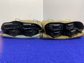 5 AK-47 AKM 7.62x39 Steel Magazines +Carrying Pouch Set *RAIN CAMO PATTERN*
