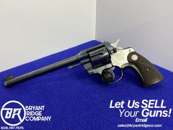 1926 Colt Officer's Model .38SPL Blued 7.5" *HISTORIC COLT DOUBLE-ACTION*