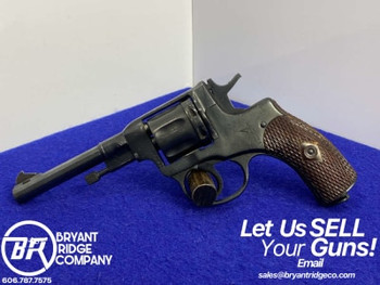 1944 Tula Nagant 1895 7.62x38mmR Blue 4.5" *ICONIC WORLD WAR II REVOLVER*