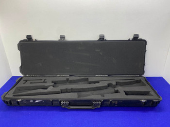 Pelican 1750 Black Long Gun Hard Case w/ Custom Cut Foam *HEAVY DUTY CASE*