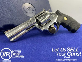 1991 Colt King Cobra -BREATHTAKING BRIGHT STAINLESS- Absolutely Gorgeous