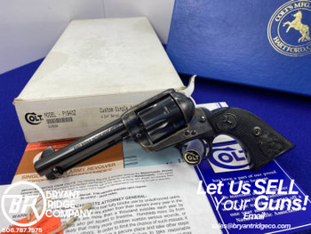 2003 Colt SAA .44-40 Blued/CCH 4.75" *DESIRABLE COLT CUSTOM SHOP THIRD GEN*