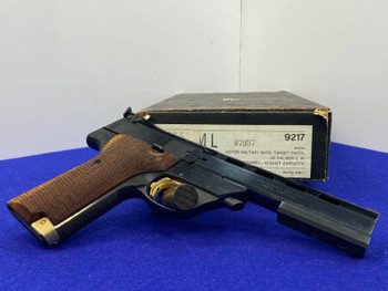 High Standard Victor 22LR  Blued 5.5" *OUTSTANDING PLINKING PISTOL"