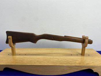 Ruger Mini-14 Wood Rifle Stock + Black Butt Plate *FANTASTIC WALNUT FINISH*