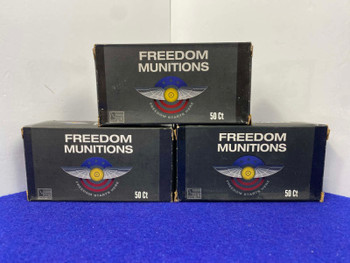 150 Rounds Freedom Munitions .38 Special Ammunition *RELIABLE RANGE LOADS*