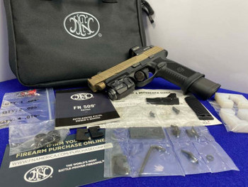 FN 509 Tactical 9mm FDE 4.5" *HOLOSUN HS507C-X2 OPTIC w/ TLR-7 FLASHLIGHT*