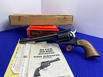 1977 Ruger NM Blackhawk .30 Carb Blue 7.5" *VINTAGE SINGLE-ACTION REVOLVER*