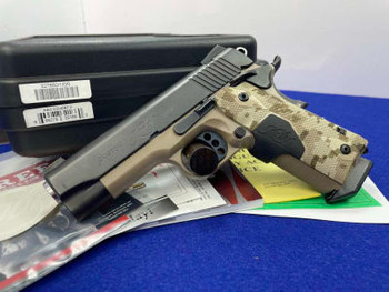Kimber Pro Covert II .45 ACP Tan/Black 4" *RED CRIMSON TRACE LASERGRIPS*