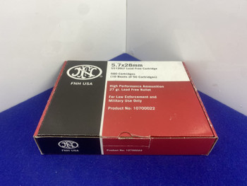 500Rds FN 5.7x28mm SS198LF Lead Free Ammunition *HIGH PERFORMANCE AMMO*