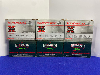 45Rds 12 Gauge Shotshells- Winchester & Bismuth *BISMUTH NO-TOX SHOTSHELLS*