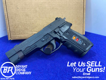 Sig Sauer P228 9mm Blk 3 3/4" *EYE CATCHING NGHT STALKER GRIPS* West German