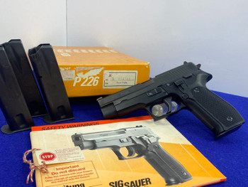 Sig Sauer P226 9mm Black 4.4" *WIDELY RENOWNED SEMI-AUTOMATIC HANDGUN*-GID1192072911