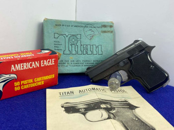 FIE Titan-25 .25 ACP Blue 2 1/2" *CONCEALABLE POCKET PISTOL*