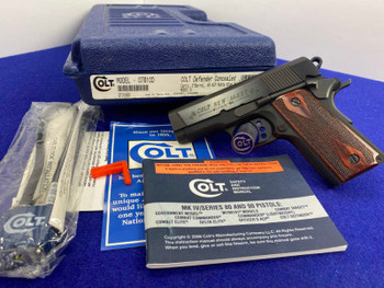 2007 Colt New Agent Series 90 .45 ACP Blue 3" *CARRY-ORIENTED 1911*
