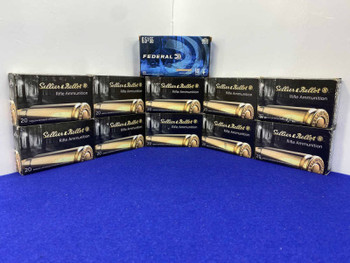 220Rds 6.5x55 Swedish 140Gr Ammo S&B + Federal *TARGET + HUNTING LOAD MIX*