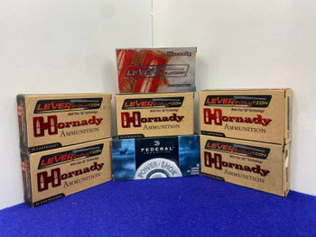 140 Rounds 30-30 Win Ammunition -Hornady and Federal *FTX + SOFT POINT MIX*