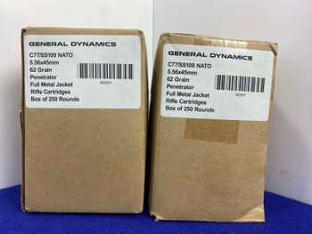 Approx. 500Rds General Dynamics 5.56 NATO Ammunition *C77 NATO AMMUNITION*