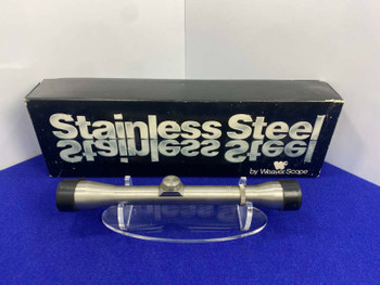 Weaver K4-S Stainless Steel 4X Rifle Scope w/ Box *CLASSIC DUAL-X RETICLE*