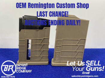 TWO 10-Round *MDT AICS FDE POLY/BLK METAL SHORT ACTION MAGAZINES* 308 Win-GID1192464779