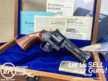 S&W Smith Wesson 586-3 357Mag Blued 4" *SUPER RARE US CUSTOMS BICENTENNIAL*
