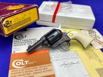 1987 Colt Sheriffs Model SAA 44-40 3" *NEW IN BOX MINT EXAMPLE* Orig Box