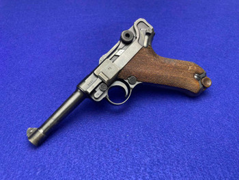 1938 Mauser Luger P08 9mm 4" Blued *HIGHLY DESIRABLE S/42 MARKED EXAMPLE*
