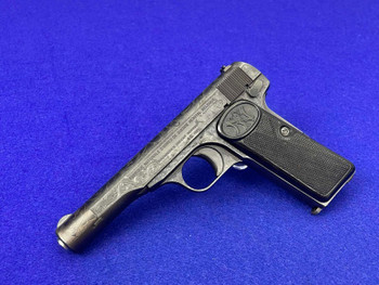 FN Browning 1922 10/22FN 7.65mm 4.5" *MASTERFULLY ENGRAVED SCROLLWORK*