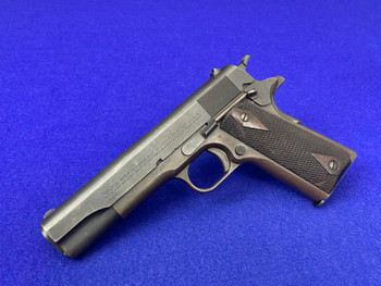 1918 Colt 1911 Military .45ACP 5" *HIGHLY SOUGHT AFTER COLT* Black Army