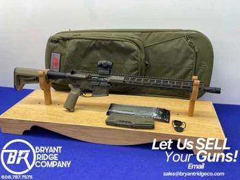 Aero Precision M4E1 Pro .223 Wylde Green Camo 16" *AMAZING CERAKOTE FINISH*