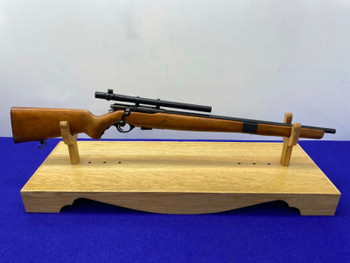 Mossberg 42M(b) .22 S/L/LR Blued 23" *DESIRABLE MANNLICHER RIFLE STOCK*