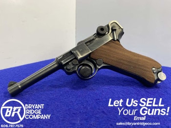1939 Mauser P.08 Luger 9mm Blued 4" *COLLECTIBLE "BANNER" COMMERCIAL MODEL*-GID1194745126