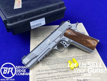 Kimber USMC Custom "BOSS" 45NDT -FIRST SERIALIZED EXAMPLE- #DET1-RJC0