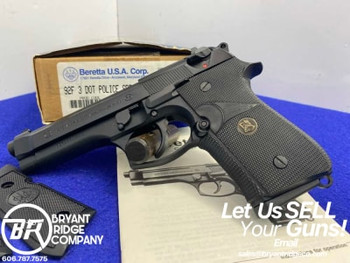  Beretta 92FS PS 9mm Blk 4.9" *POLICE SPECIAL FACTORY BOX & OUTER SLEEVE*