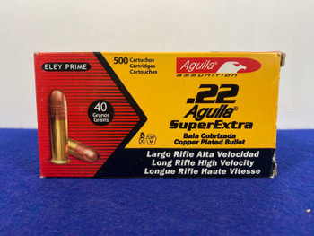 Aguila Super Extra .22LR 500Rds 40gr *TRUSTED SHOOTING CHOICE* 