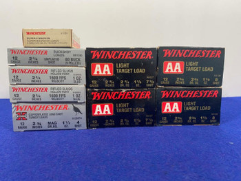 Winchester AA/Super-X 12Ga 130 Total Rds *TARGET/TURKEY/BUCKSHOT LOADS* 