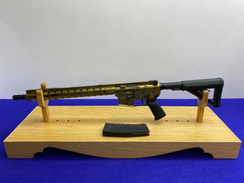 Black Rain Ordnance Spec-15 5.56 NATO 16" *GOLD / TRUMP CERAKOTE FINISH*