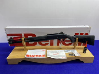 2021 Benelli M4 Tactical 12 Gauge Blue 18 1/2" *ITALIAN MADE SHOTGUN*