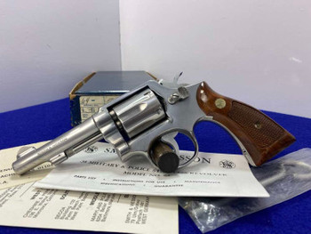 1973 Smith & Wesson Model 64 .38 SPL SS 4" *DESIRABLE NO DASH EXAMPLE*