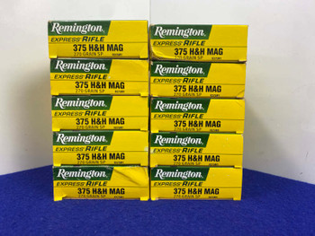 200Rds Remington Express Rifle .375 H&H Mag Ammunition *BIG GAME HUNTING*