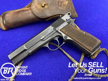 Early German Browning Hi-Power 9mm 4.7" *LOW FOUR DIGIT SERIAL NUMBER*