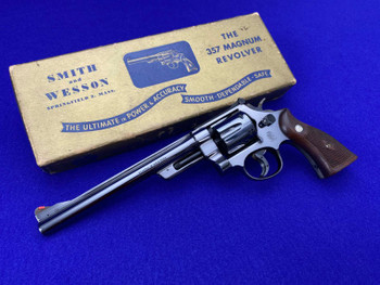 SCARCE 1954 Smith Wesson PRE-27 .357Mag *DESIRABLE 8 3/8" PINNED BBL*